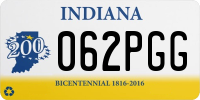 IN license plate 062PGG