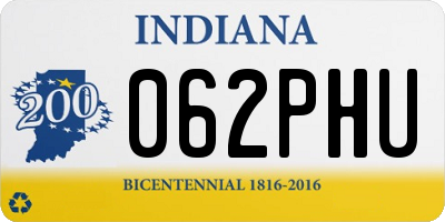 IN license plate 062PHU