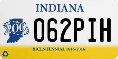 IN license plate 062PIH