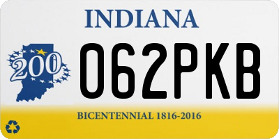 IN license plate 062PKB