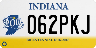 IN license plate 062PKJ