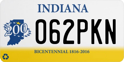 IN license plate 062PKN