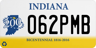 IN license plate 062PMB