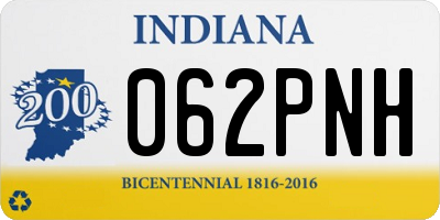 IN license plate 062PNH