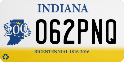 IN license plate 062PNQ