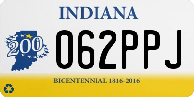 IN license plate 062PPJ