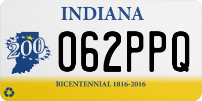 IN license plate 062PPQ