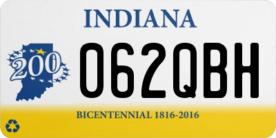 IN license plate 062QBH