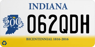 IN license plate 062QDH