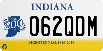 IN license plate 062QDM
