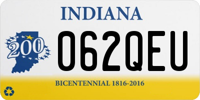 IN license plate 062QEU