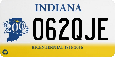 IN license plate 062QJE