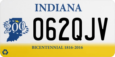 IN license plate 062QJV