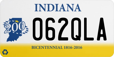 IN license plate 062QLA