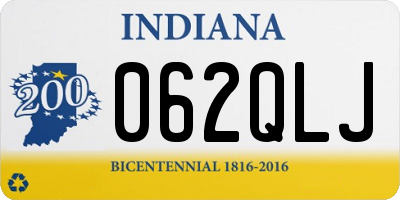 IN license plate 062QLJ