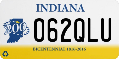 IN license plate 062QLU