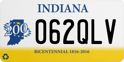 IN license plate 062QLV