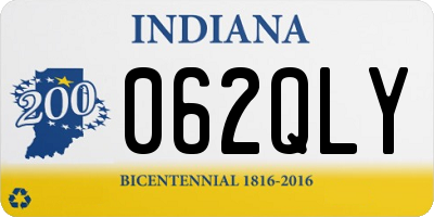 IN license plate 062QLY