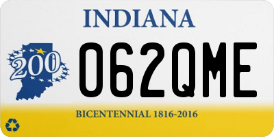 IN license plate 062QME