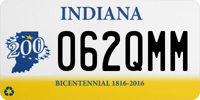 IN license plate 062QMM