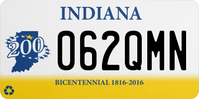 IN license plate 062QMN