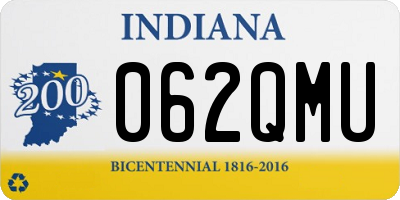 IN license plate 062QMU