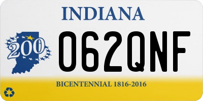 IN license plate 062QNF