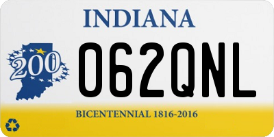 IN license plate 062QNL