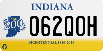 IN license plate 062QOH