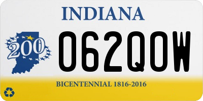 IN license plate 062QOW