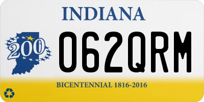IN license plate 062QRM