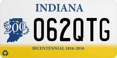IN license plate 062QTG