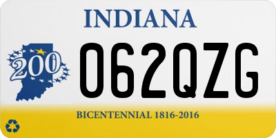 IN license plate 062QZG