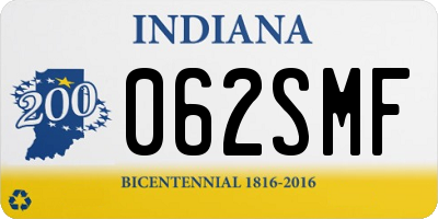IN license plate 062SMF