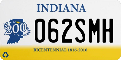IN license plate 062SMH