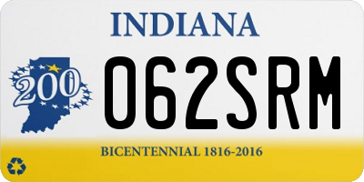IN license plate 062SRM
