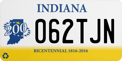 IN license plate 062TJN