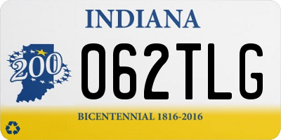 IN license plate 062TLG