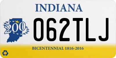 IN license plate 062TLJ