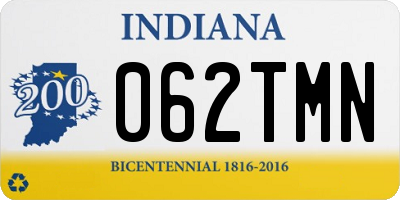 IN license plate 062TMN
