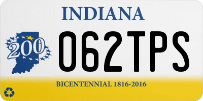 IN license plate 062TPS