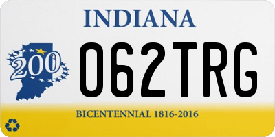 IN license plate 062TRG
