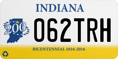 IN license plate 062TRH