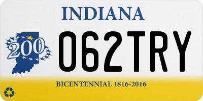 IN license plate 062TRY