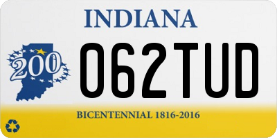 IN license plate 062TUD