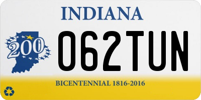 IN license plate 062TUN