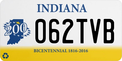 IN license plate 062TVB