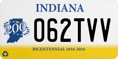 IN license plate 062TVV