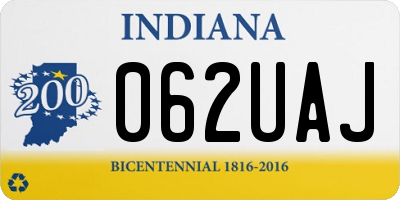 IN license plate 062UAJ
