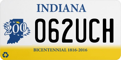 IN license plate 062UCH